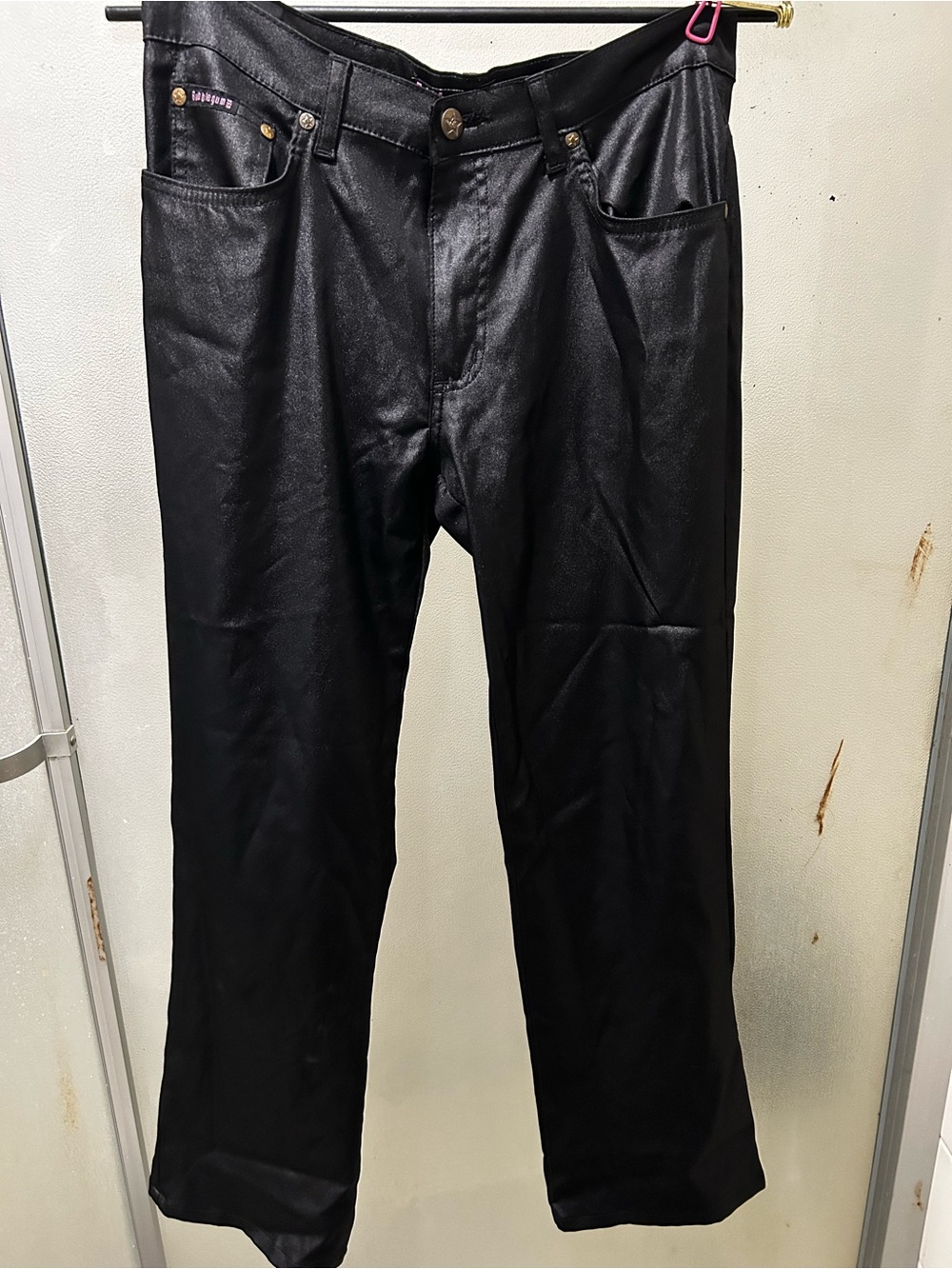 Vintage bubblegum satin pants 2 pair